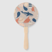 ベビーオンボード航海のベビーシャワー ハンドファン (裏面)