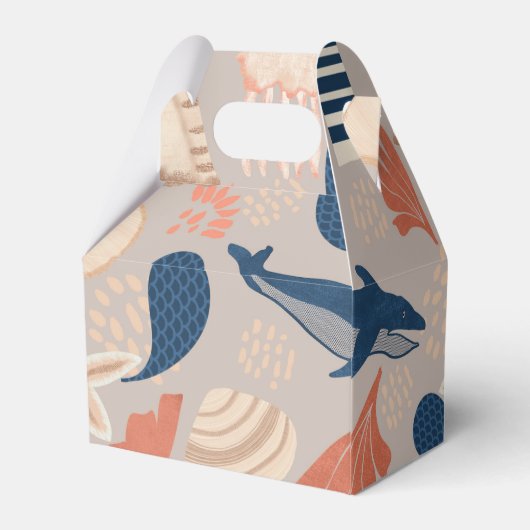 ベビーオンボード航海のベビーシャワー フェイバーボックス (裏面サイド)