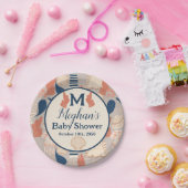 ベビーオンボード航海のベビーシャワー ペーパープレート (パーティー)