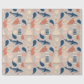 ベビーオンボード航海のベビーシャワー ラッピングペーパー (フラット)