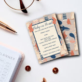 ベビーオンボード航海のベビーシャワー 招待状