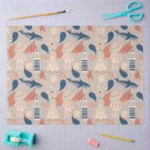 ベビーオンボード航海のベビーシャワー 薄葉紙 (クラフト)