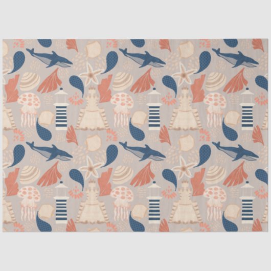 ベビーオンボード航海のベビーシャワー 薄葉紙 (正面)