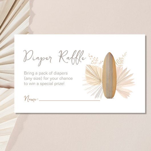 ベビーオンボード赤ちゃんシャワーおむつラッフルカード エンクロージャーカード