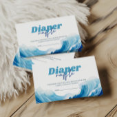 ベビーオンボード赤ちゃんシャワーおむつラッフル エンクロージャーカード