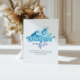 ベビーオンボード赤ちゃんシャワーおむつラッフル 台座サイン