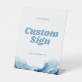 ベビーオンボード赤ちゃんシャワーサイン 台座サイン (正面)