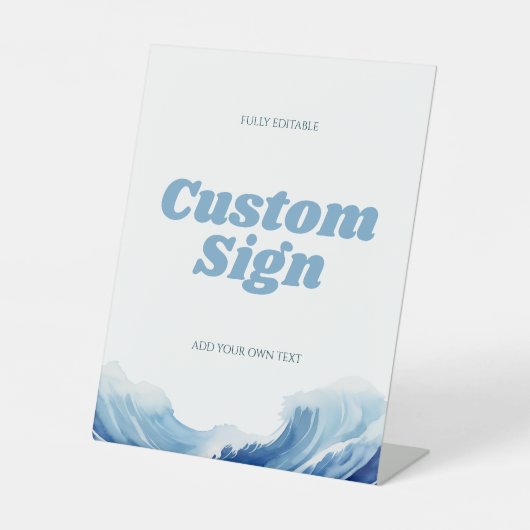 ベビーオンボード赤ちゃんシャワーサイン 台座サイン (正面)