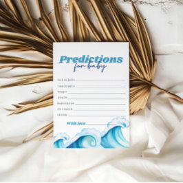 ベビーオンボード赤ちゃんシャワーベビー予測 招待状