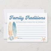ベビーオンボード赤ちゃんシャワー家族の伝統カード 招待状 (正面)