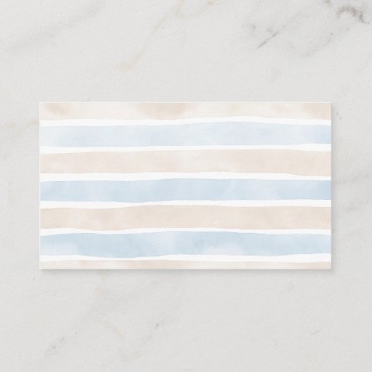 ベビーオンボード赤ちゃんシャワー登録 エンクロージャーカード (裏面)