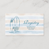 ベビーオンボード赤ちゃんシャワー登録 エンクロージャーカード (正面)