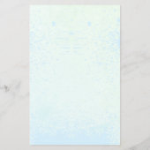 ベビーオンボード青い男の子の赤ちゃんシャワーベビービンゴゲーム チラシ (裏面)