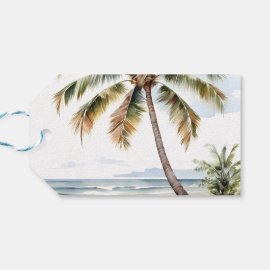 ベビーオンボード、サーフィンベビーシャワー ギフトタグ (裏面横)