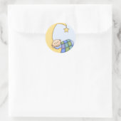 ベビーオンムーンスティッカー ラウンドシール (バッグ)