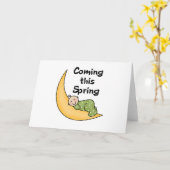 ベビーオンムーン春 カード (黄色い花)