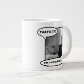 ベビーオン携帯電話 ジャンボコーヒーマグカップ (正面右)