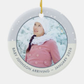 ベビーオン・ウェイWoodland Animals写真 セラミックオーナメント (裏面)