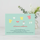 ベビーオートクチュールベビーシャワー招待状 招待状 (スタンド正面)