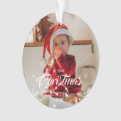 ベビーオーナメント – マイ初めてのクリスマス オーナメント (正面)