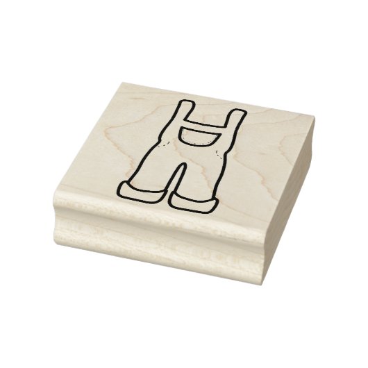 ベビーオーバーオール ラバースタンプ (スタンプ)