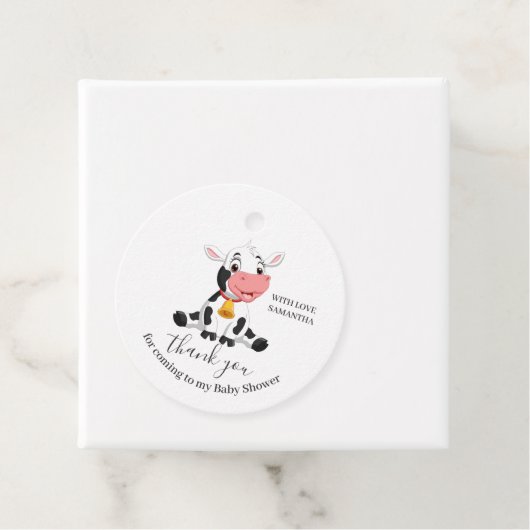 ベビーカウサンキューユーメッセージカード フェイバータグ (インサイチュ)