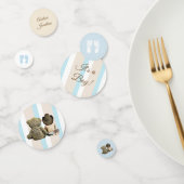 ベビーカウボーイとテディベアブルーとタン紙吹雪 コンフェッティ (グループ)