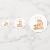 ベビーカウボーイブーツとフォール赤ちゃんシャワー コンフェッティ (正面)