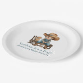 ベビーカウボーイベビーシャワー ペーパープレート (アングル)