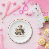 ベビーカウボーイベビーシャワー ペーパープレート (パーティー)