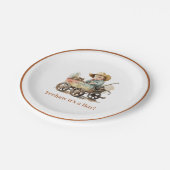 ベビーカウボーイベビーシャワー ペーパープレート (アングル)