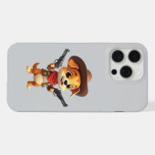 ベビーカウボーイ犬iPhone/iPadケース iPhoneケース (裏面横)