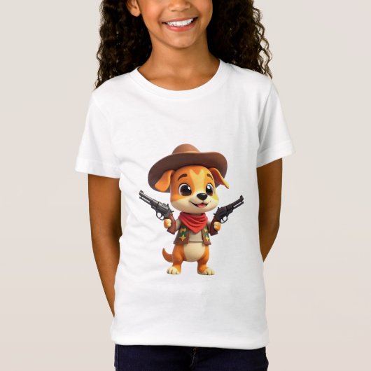 ベビーカウボーイ犬Tシャツ Tシャツ (正面)