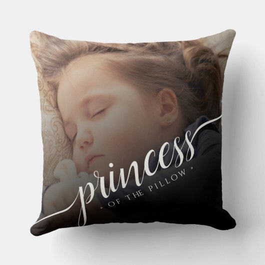 ベビーカスタムの写真プリンセスの枕 クッション (裏面)