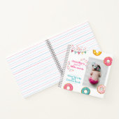 ベビーカスタムの最初の言葉の本ギフト ノートブック (内部)