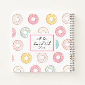 ベビーカスタムの最初の言葉の本ギフト ノートブック (裏面)