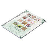 ベビーカスタムの1年目の旅フォトコラージュ ノートブック (左側)