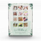 ベビーカスタムの1年目の旅フォトコラージュ フォトブロック (正面)