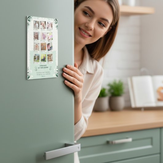 ベビーカスタムの1年目の旅フォトコラージュ マグネット