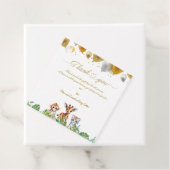 ベビーカスタムキリン赤ちゃんシャワーメッセージカード フェイバータグ (インサイチュ)