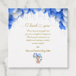 ベビーカスタムキリン赤ちゃんシャワー フェイバータグ