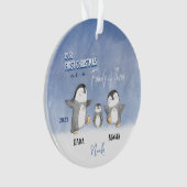 ベビーカスタムズキュート初めてのクリスマスオーナメント オーナメント (正面)