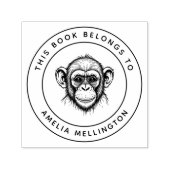 ベビーカスタムチンプこの本はキッドの名前に属している セルフインキングスタンプ (デザイン)