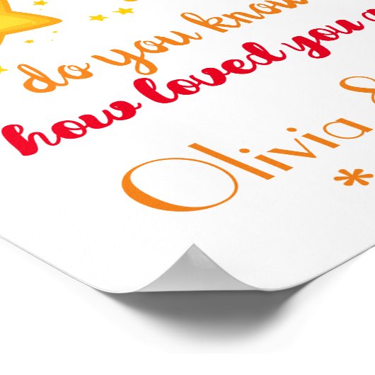 ベビーカスタムツイン子供部屋デコール,スターズポスター ポスター (角)