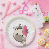 ベビーカスタムピンクキリン紙プレート ペーパープレート (パーティー)