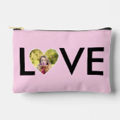 ベビーカスタムピンクハートフレーム内の写真 アクセサリーポーチ (正面)