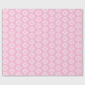 ベビーカスタムピンクXOXOカップル結婚ズ記念日 ラッピングペーパー (フラット)