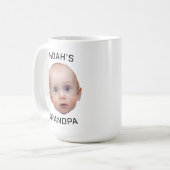 ベビーカスタムフォトマグカップ | ベビーカスタム顔マググ コーヒーマグカップ (正面左)