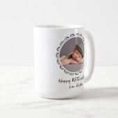 ベビーカスタムフォトマザーズデイ コーヒーマグカップ (正面右)