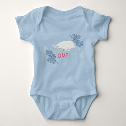 ベビーカスタムベルガファースト誕生日ボディスーツ ベビーボディスーツ (正面)